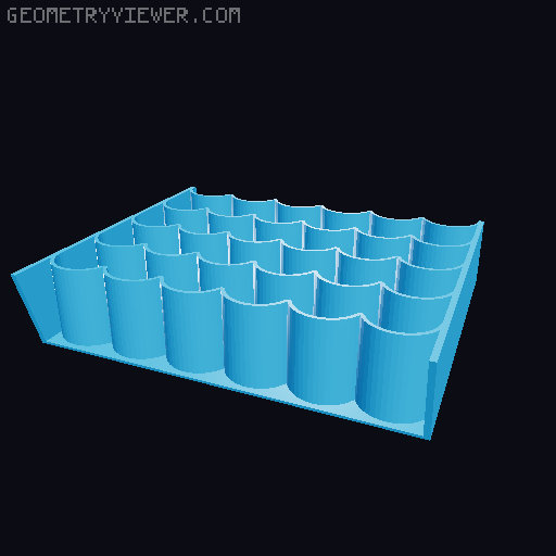 Remixed Miniature Paint Rack 3D model thumbnail