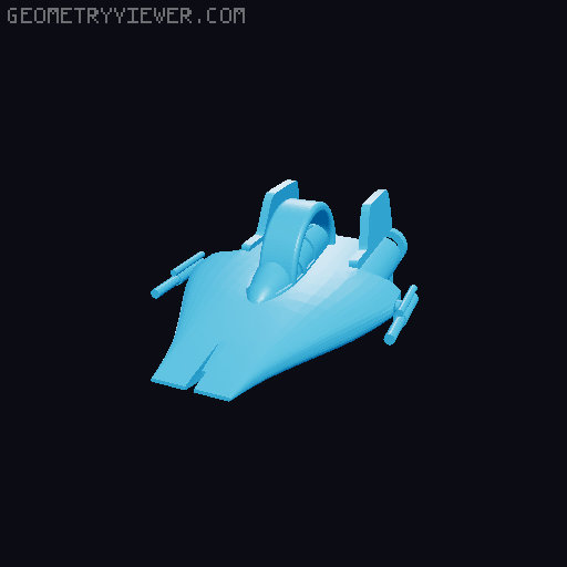 Star Wars hangers 3D model thumbnail