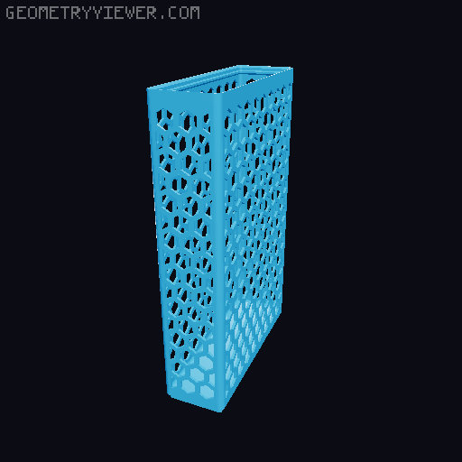 Gridfinity Hex Bins all sizes 3D model thumbnail