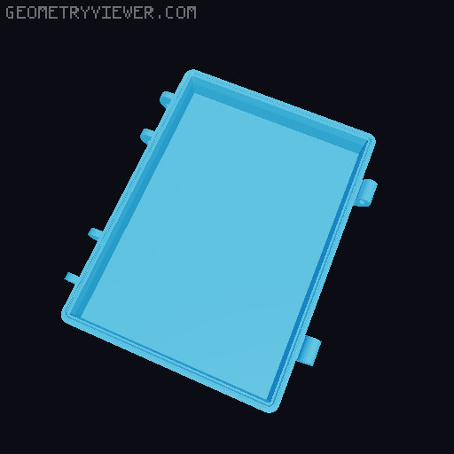 Brother TZe Tape Cartridge Box 3D model thumbnail