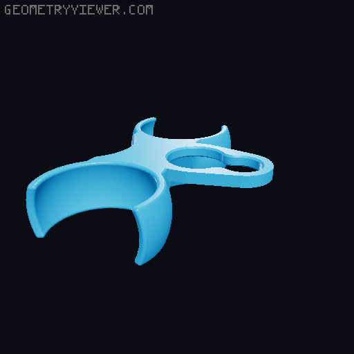Golf Ball Holder for ClicGear 3D model thumbnail