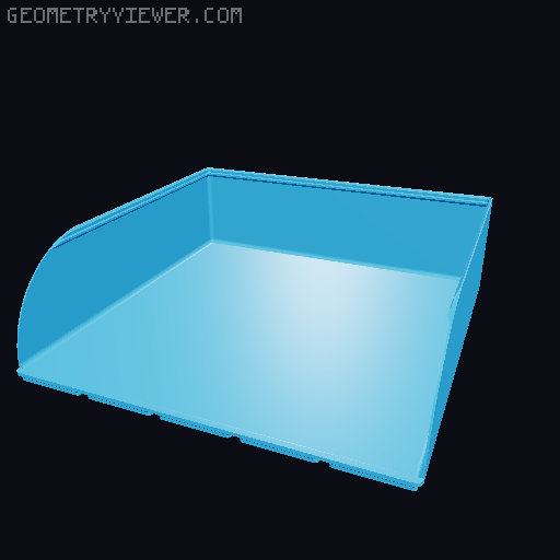 Gridfinity rouded bins collection all sizes 3D model thumbnail