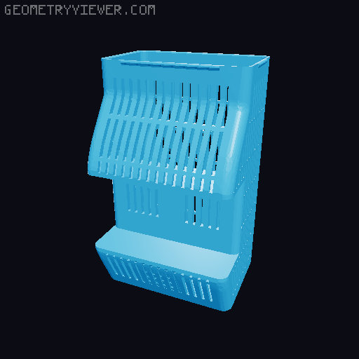 Silica - Desiccant Dry Box for Bambulab AMS 3D model thumbnail
