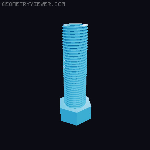 Mouse Bungee Screwable 3D model thumbnail
