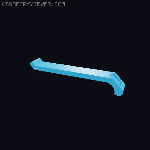 Desk Riser Lamp Add On 3D model thumbnail