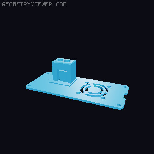 SK120/DPS5005 Print in Place XT60 3D model thumbnail