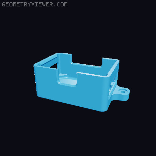 ratgdo32, v2.53i, v2.52i, v2.5i, v2.5, & v2.0 PCB Case / Enclosure 3D model thumbnail
