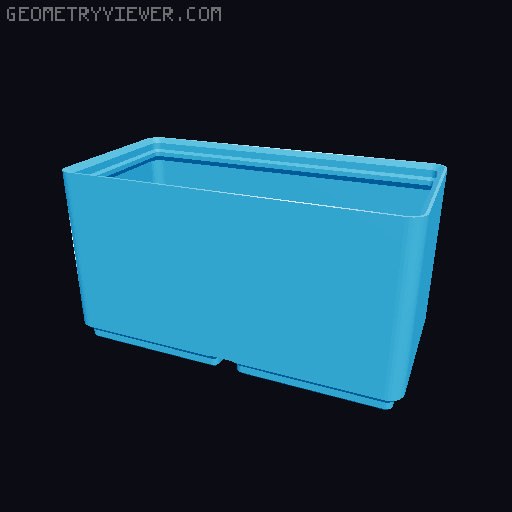 Gridfinity cups height 6 (46mm) collection 3D model thumbnail