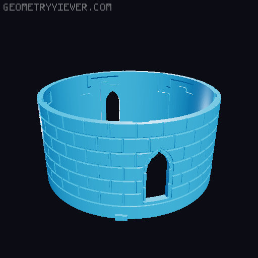 Collapsible Dice Tower 3D model thumbnail