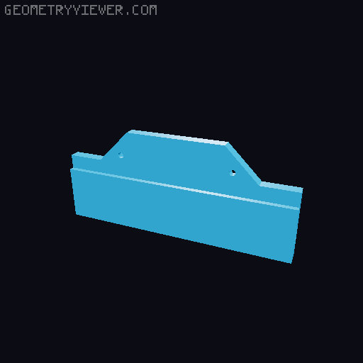 Delack Enclosure Top Skirt 3D model thumbnail