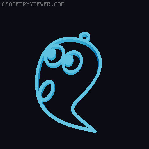 Halloween Earrings Collection 3D model thumbnail