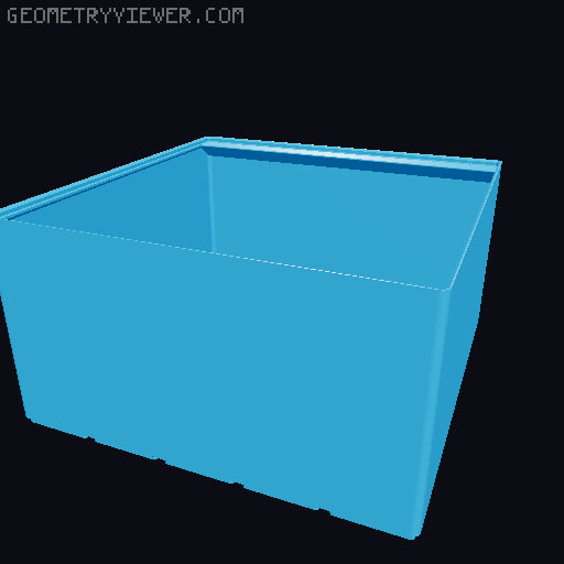 Gridfinity cups height 16 (116mm) collection 3D model thumbnail