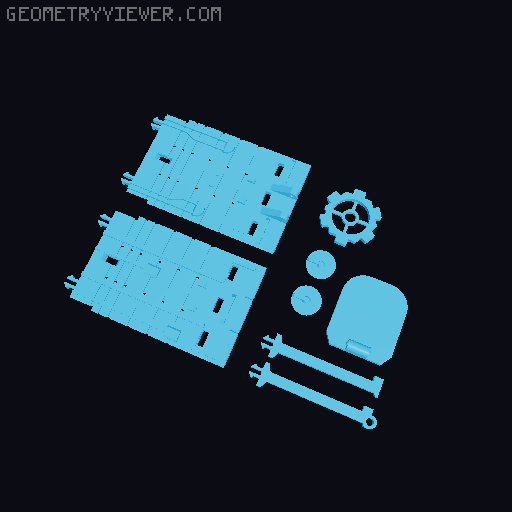 Hubble Telescope Kit Card 3D model thumbnail