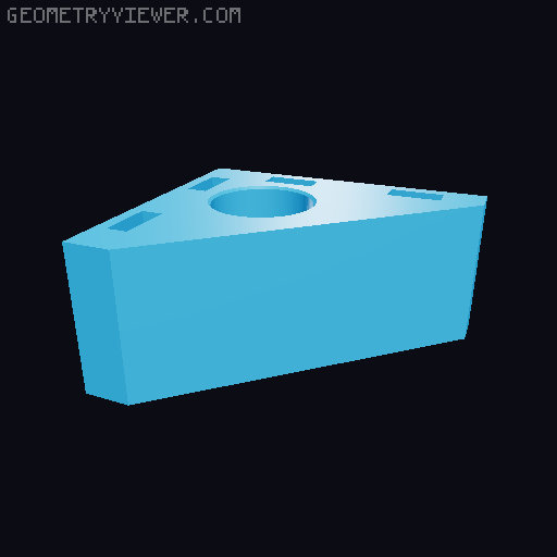 DDD Printable Wall Control System 3D model thumbnail