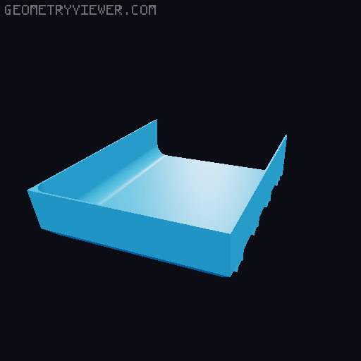 Modular Drawer Organizer Remix 3D model thumbnail
