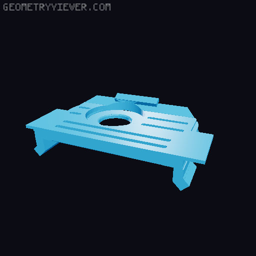 Centauri Carbon Ultralight Jetpack Toolhead (prototype) 3D model thumbnail