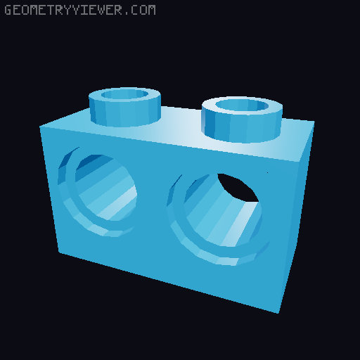 Lego Bricks 3D model thumbnail