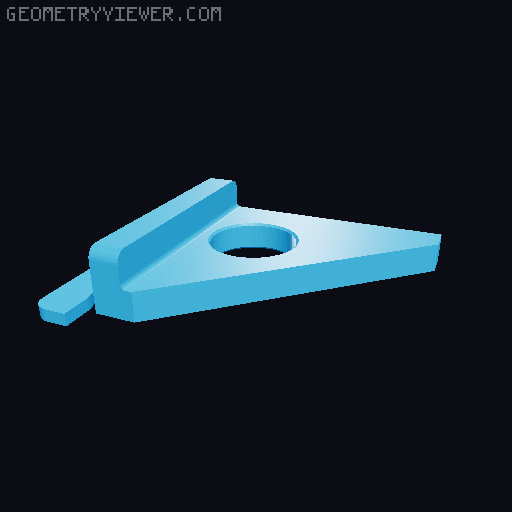 Vevor Pegboard DDD Wall Control Sidepieces 3D model thumbnail