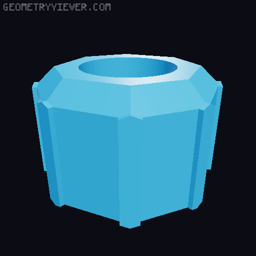 M3-M8 Thumbscrews 3D model thumbnail