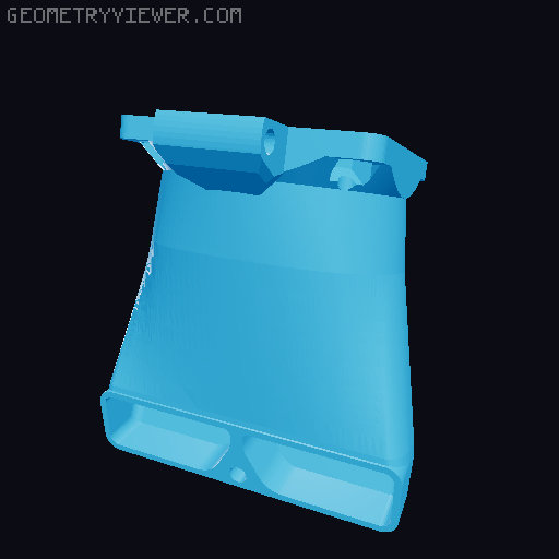 RatRig V-Core EVA 3 4028 Mini Blower Fan Mod 3D model thumbnail