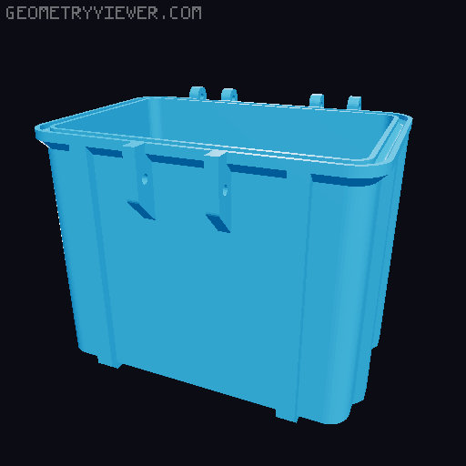 Rugged Yoto Cards Case 3D model thumbnail