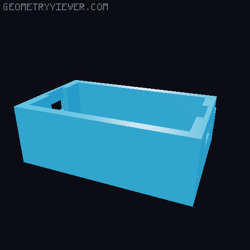 Cereal Container Filament Storage 3D model thumbnail