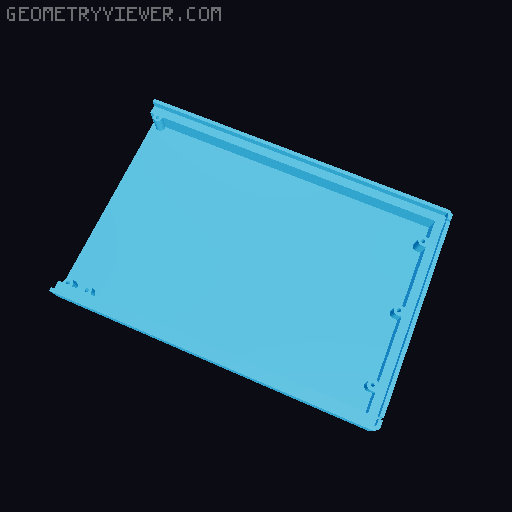 3D Printed Mechanical Keyboard (68 keys) 3D model thumbnail