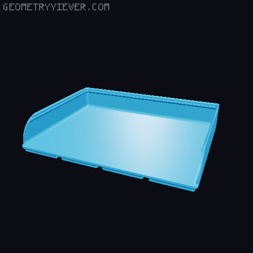 Gridfinity rouded bins collection all sizes 3D model thumbnail