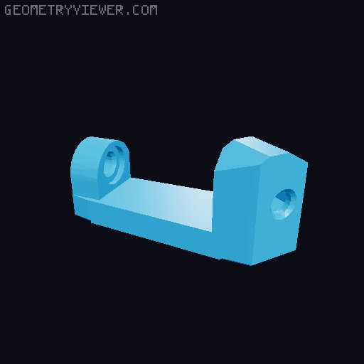 Volcanco Fanshroud for ZOrbiter V1.5 Extruder 3D model thumbnail