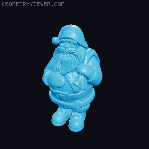 Santa Claus - Solid 3D model thumbnail