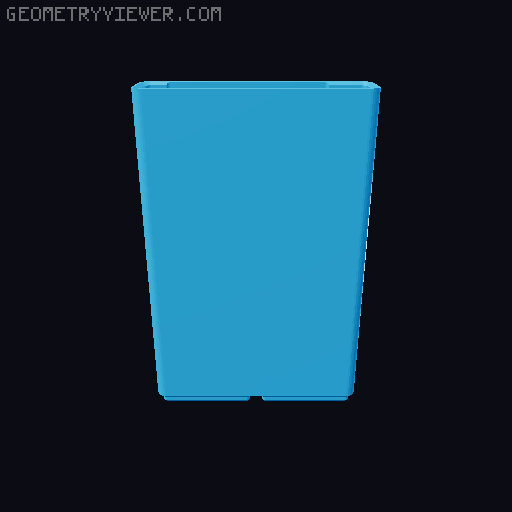 Gridfinity cups height 18 (130mm) collection 3D model thumbnail