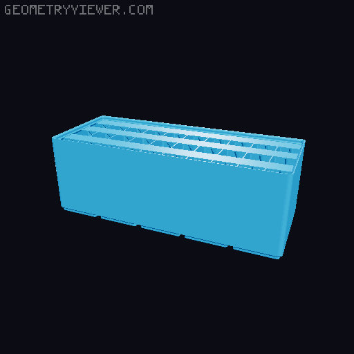 Gridfinity Ultra Light Bins - Divider Label Edition 3D model thumbnail