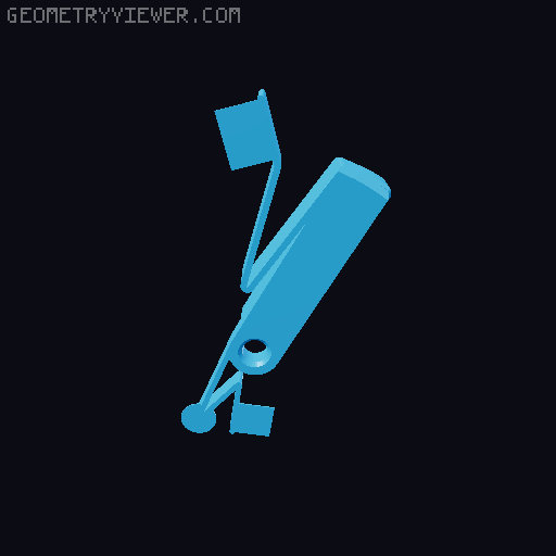 Stagecoach alternate ejector catch 3D model thumbnail