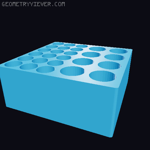 Battery Box with Color Letters 3D model thumbnail
