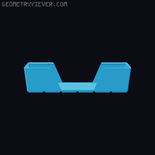 Gridfinity wall cutout collection 3D model thumbnail