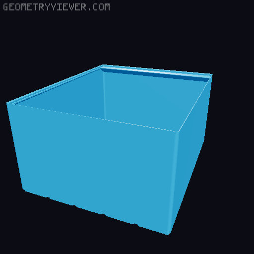 Gridfinity cups height 18 (130mm) collection 3D model thumbnail