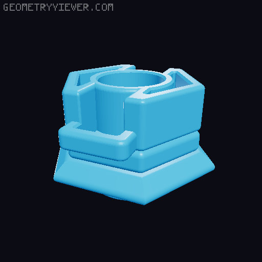 Custom Metal Fight Beyblade: Magnetic Compass 3D model thumbnail