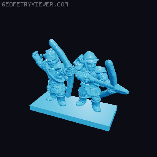 Pinnath Gelin Archers 10mm Scale 3D model thumbnail