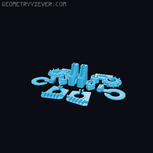 0-waste 4 leg walker (sp00der) 3D model thumbnail