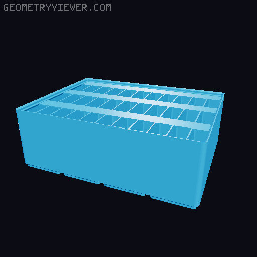 Gridfinity Ultra Light Bins - Divider Label Edition 3D model thumbnail