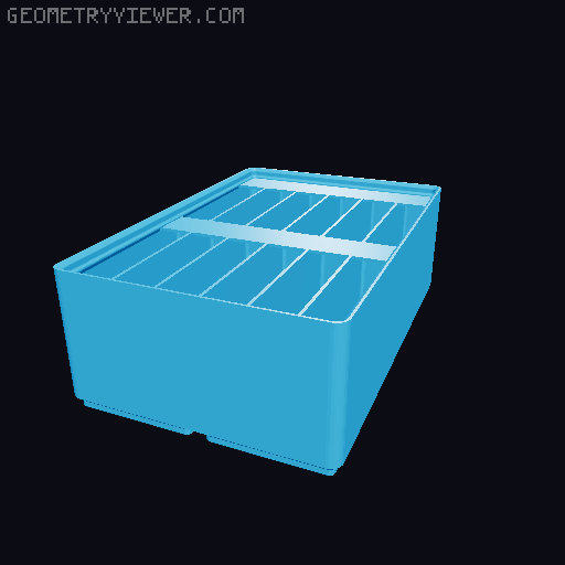 Gridfinity Ultra Light Bins - Divider Label Edition 3D model thumbnail