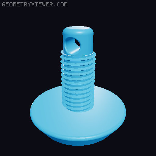 Extra Wide Power Strip Desk Clamp 3D model thumbnail