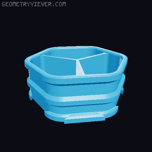 Expandable Desk Organizer 3D model thumbnail