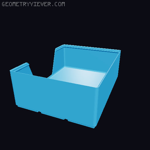 Gridfinity wall cutout collection 3D model thumbnail