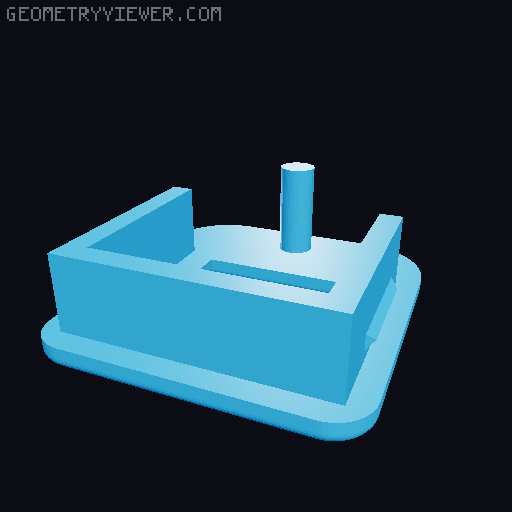 Bicycle Inner Tube Lock 3D model thumbnail