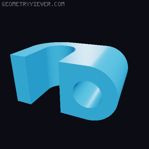 Cable Clamps Clips 3D model thumbnail