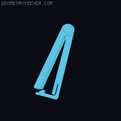 Bag Clip (60-200mm) 3D model thumbnail