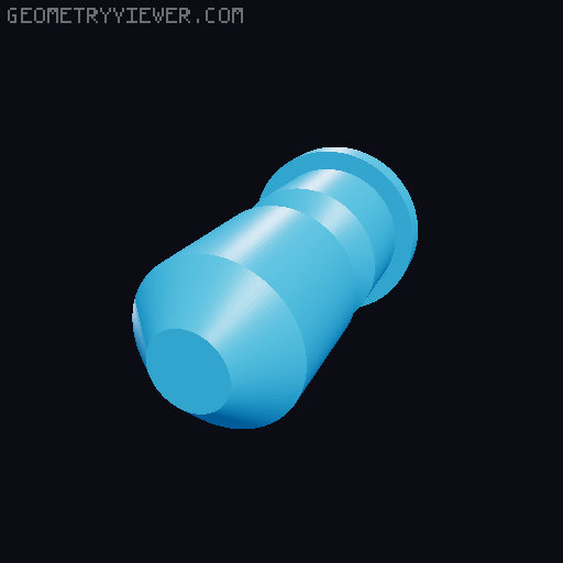 SodaStream Air Gun for 30mm neck 3D model thumbnail
