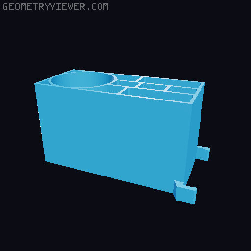 Prusa MK3 Toolbox / tool organiser 3D model thumbnail
