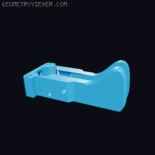 Amateur Radio Morse Code Paddle / CW Key 3D model thumbnail